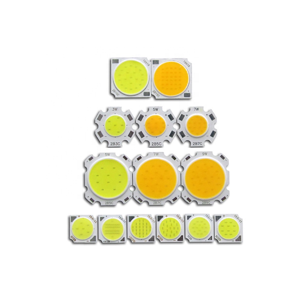 LED COB Lamp Beads 3w 5w 9w 12w 15w 20w 30w 2011 2820 1917 SMD White Wram White Flip Chip Light Board LED Chip COB Light Bead