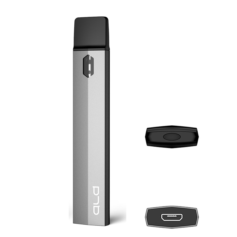 rechargeable 1.0ml ceramic coil SS316 heavy metal free DETAL 8 CBD vape pen
