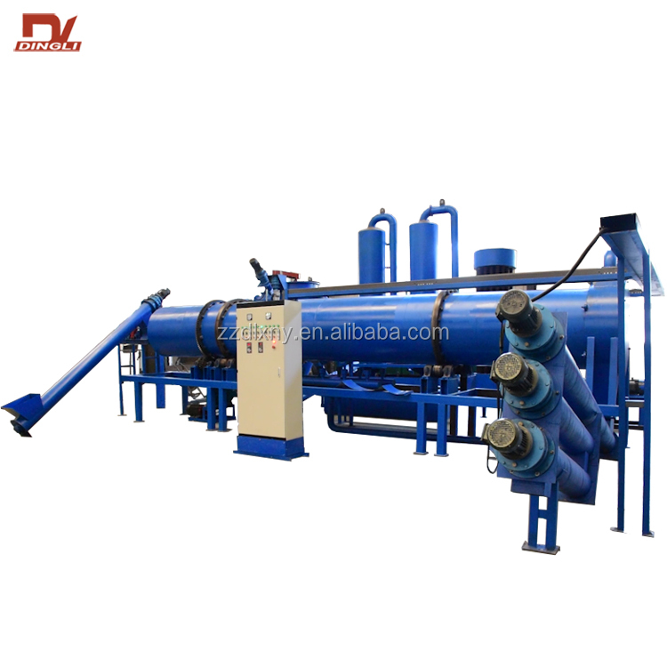 China Wood Sawdust Carbonization Oven Charcoal Production Line