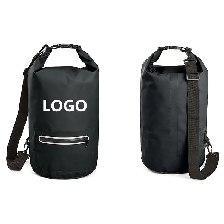 Hot Selling 5L 10L 15L Drybag PVC Custom Logo Camping Waterproof Bag