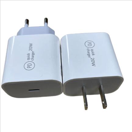 Зарядное устройство с USB-портом для iphone 11/12 Pro Max Samsung S10 Note 10 S20 Huawei, 20 Вт