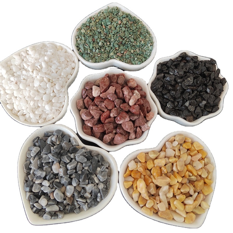 Modern Style Small Granite Concrete Gravel Aggregate Stone Outdoor Garden Decoration River Rock Landscape Pebbles Paving Stone