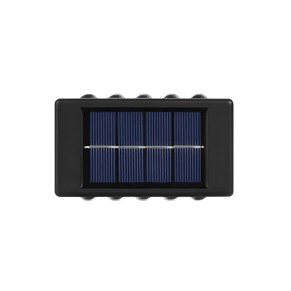 Wholesale Warm and white outdoor waterproof LED garden wall mounted solar panel lights