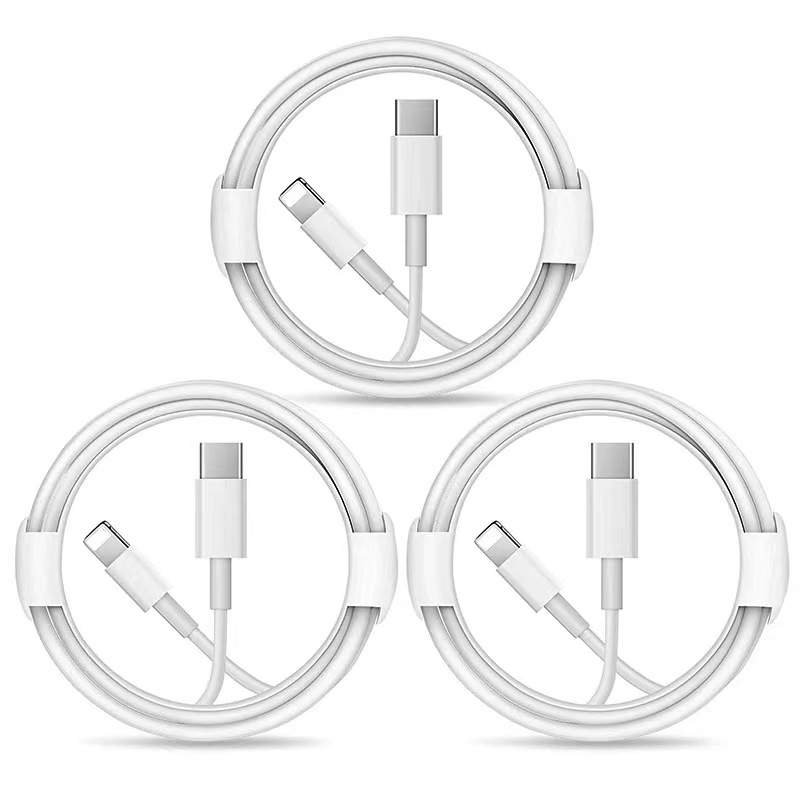 Оптовая продажа Кабель USB C Быстрая Зарядка 1 м 2 м для iPhone Зарядный кабель 6 7 8 11 Быстрая Зарядка для IPhone Освещение Кабель для передачи данных и зарядки