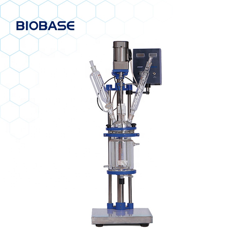 Стеклянный реактор BIOBASE CN 3 л со встроенным конденсатором, стеклянный реактор по цене