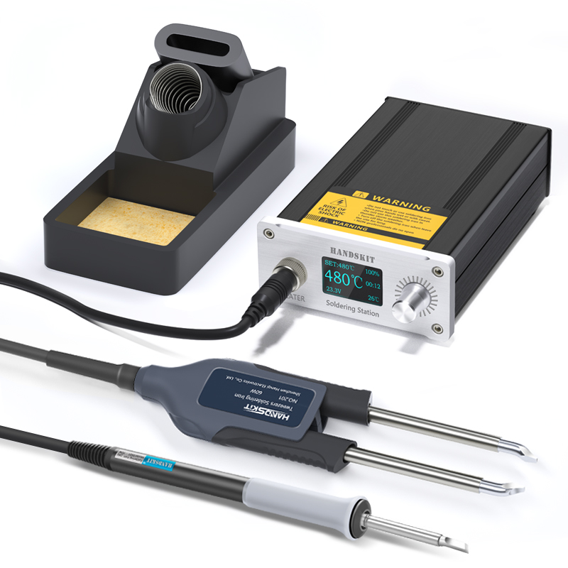 Паяльная станция T12 STM, 32 чипа, 2,1 дюйма, OLED, 5 контактов