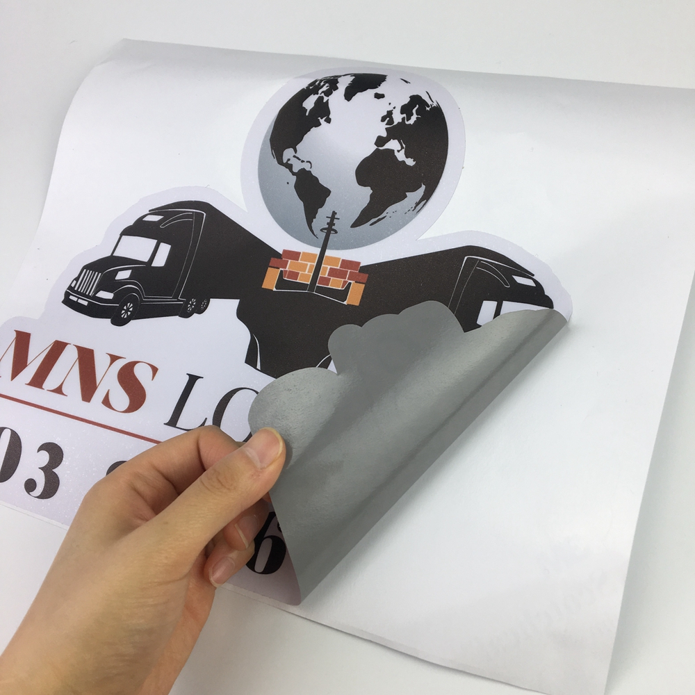 Пользовательские die cut лобовое стекло винил die cut автомобиля стикер