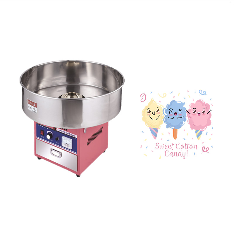 Electric Stainless Steel Cotton candy floss machine dome