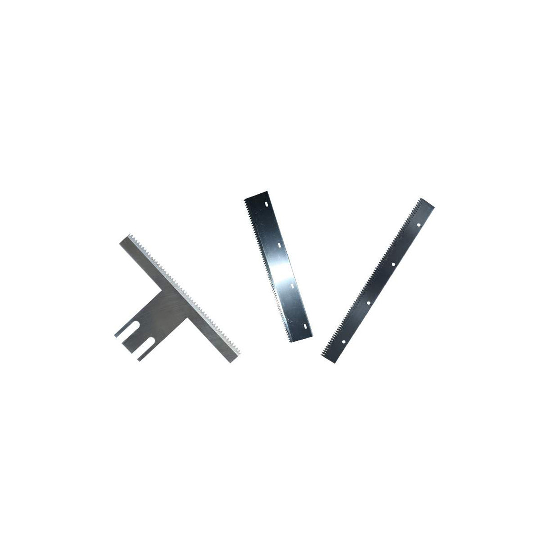 Packaging Blade Durable Tooth Blades Double Edge Serrated Blade Knife For Packaging Machine