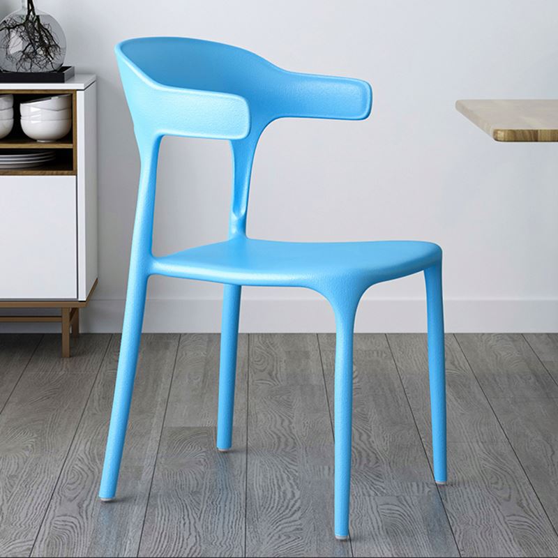 Free sample dining room furniture modern design cheap stackable Full PP dining plastic chair