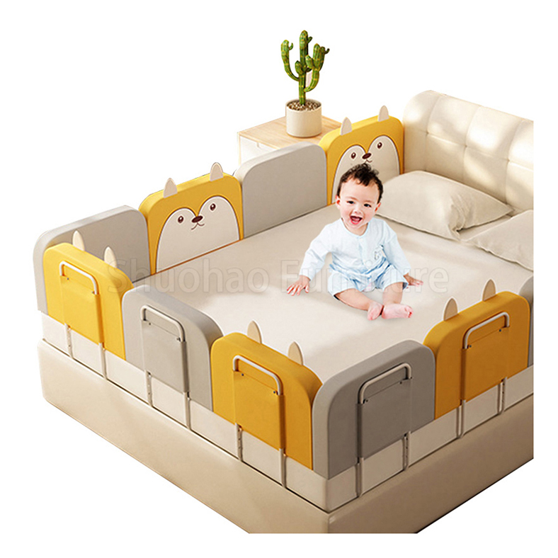 2021 Factory Sell Custom Baby Playpen Safety Fence Crib Rail Guard Bar For Small Baby