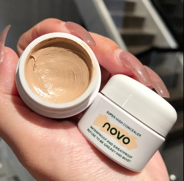 novo high quality cream concealer pallet makeup make own brand mini easy to carry matte oil controlled concealer