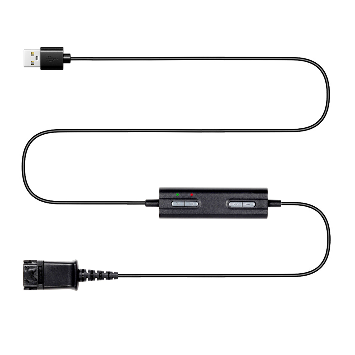 Совместимость с Plantronics USB-A к QD Кабель voicejoy U10-PLT гарнитура софтфонами адаптер переменного тока, совместимый с softphone DA80 DA70