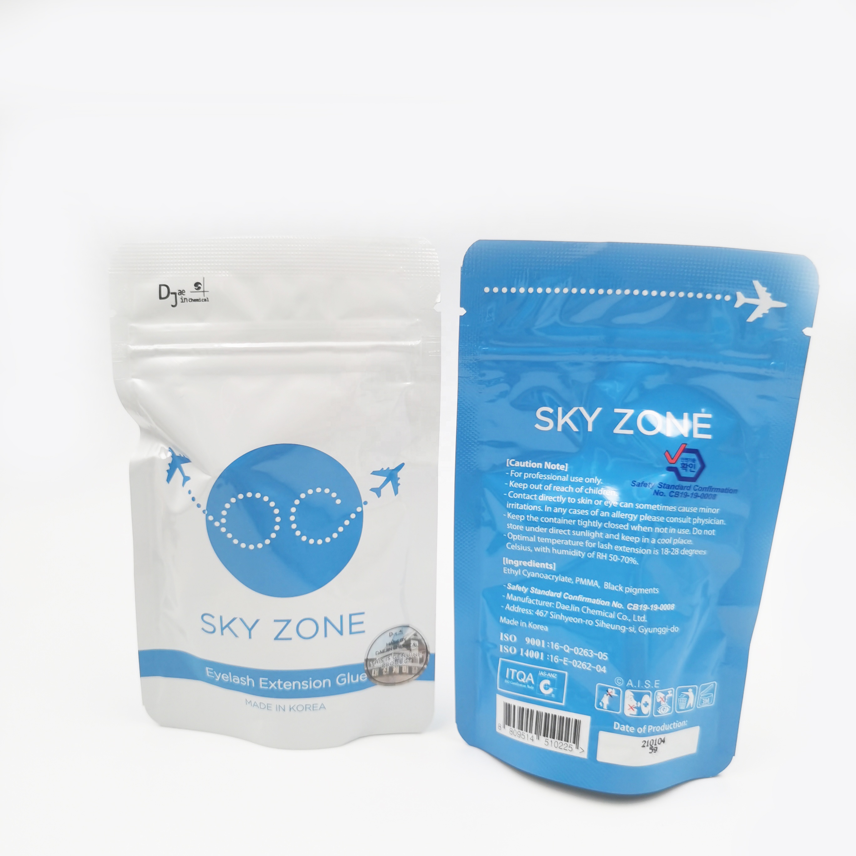 Клей sky zone для наращивания ресниц, оптовая цена, заводской надежный клей для наращивания ресниц, натуральный клей для ресниц