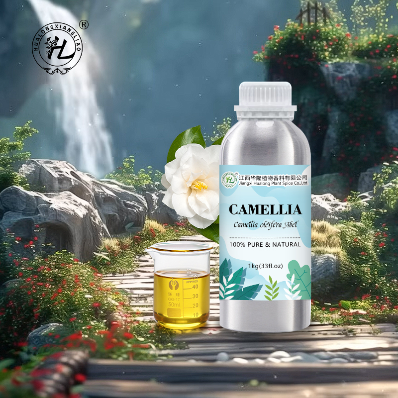 Golden Camellia Oleifera Seed Oil For Cosmetics | China Tea Seed Oil - 100% Pure Natural Cold Pressed Carrier Oil | Bulk 1kg