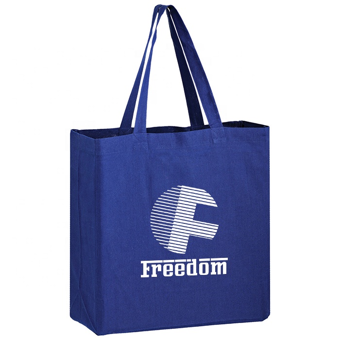 Promotional Reusable Folding Organic Cotton Tote Bags