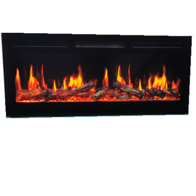 New Design Simulation electronic video fireplace heater with cracking sound and touch screen