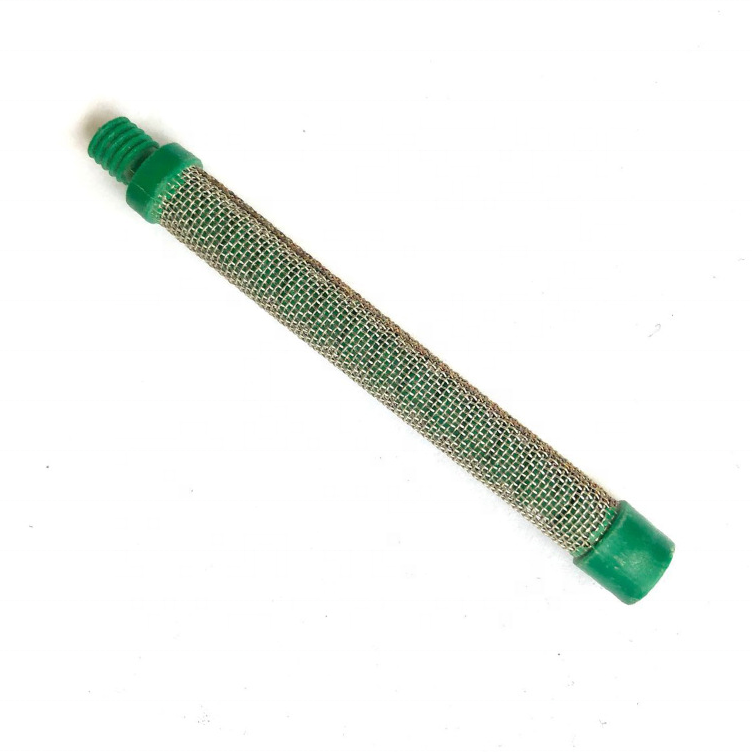 Threaded Screw In Airless Spray Gun Filters fit Titan LX80 series green coarse pencil strainer 30 mesh