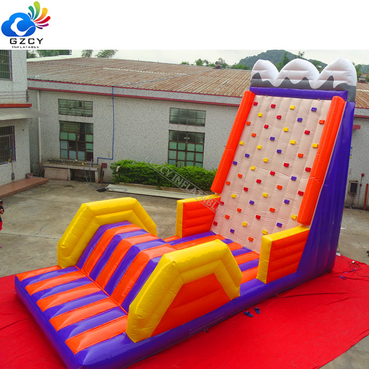 Factory Price Good Quality Inflatable Rock Sporting Game Indoor Rock Climbing Wall for Adult