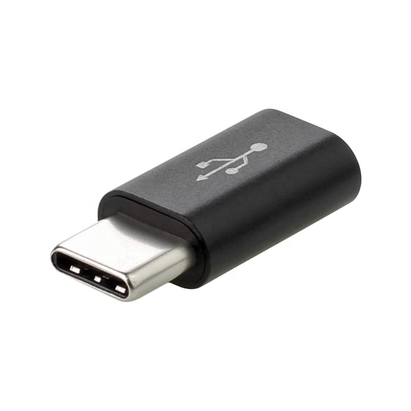 Ult-unite Высокое качество Черный USB Type C Мужской к Micro USB Женский адаптер конвертер