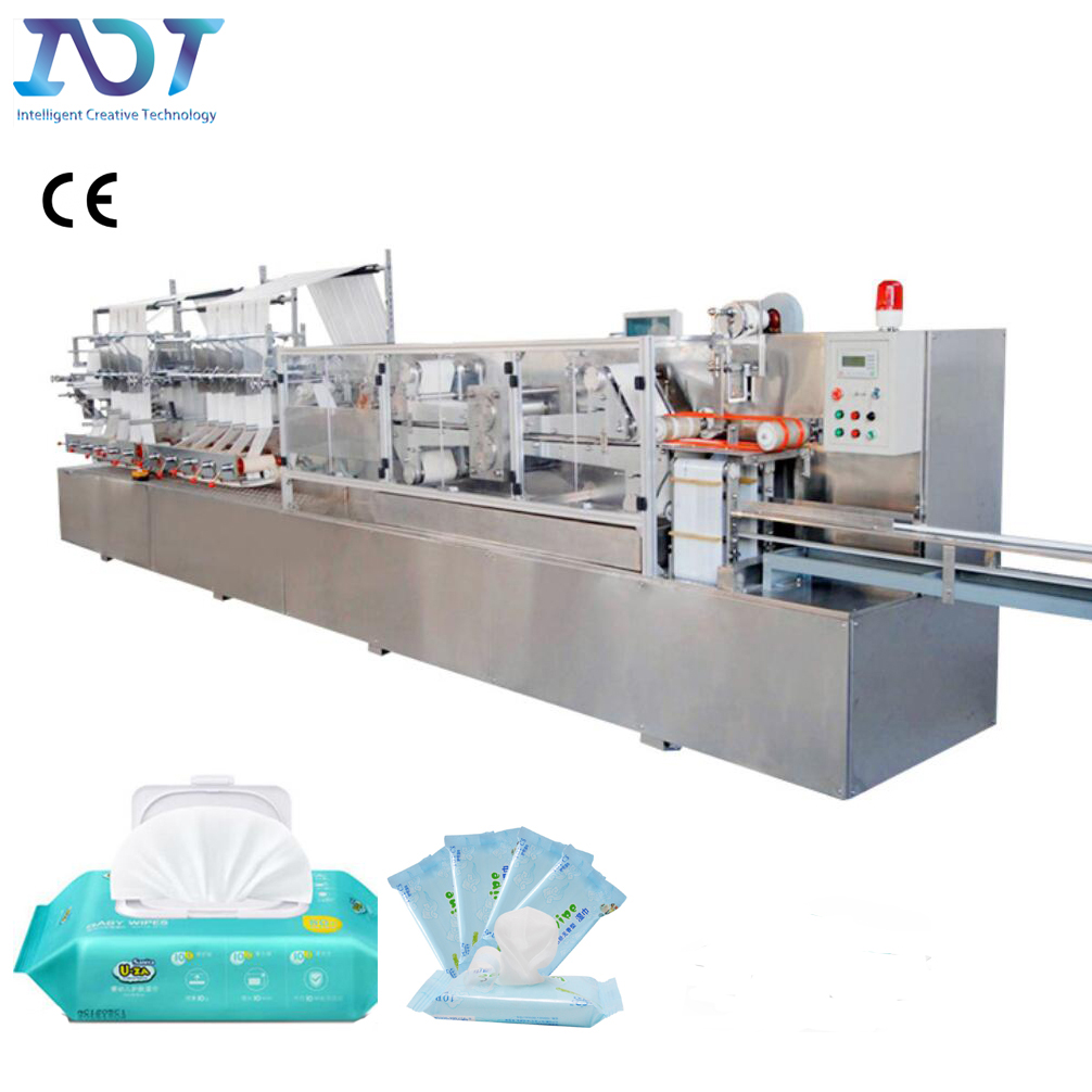 Chinese Manufacture High Speed 2000-2800PCS/min Automatic Disposable Wet Wipes Making Machine