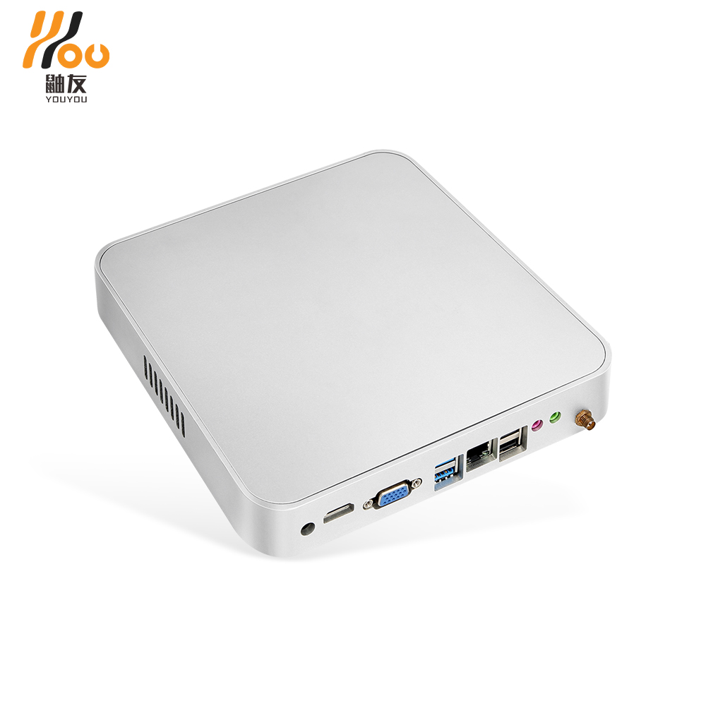 YOUYOU mini pc portable case 45W i3 i5 i7 dual usd port desktop computer slim pc