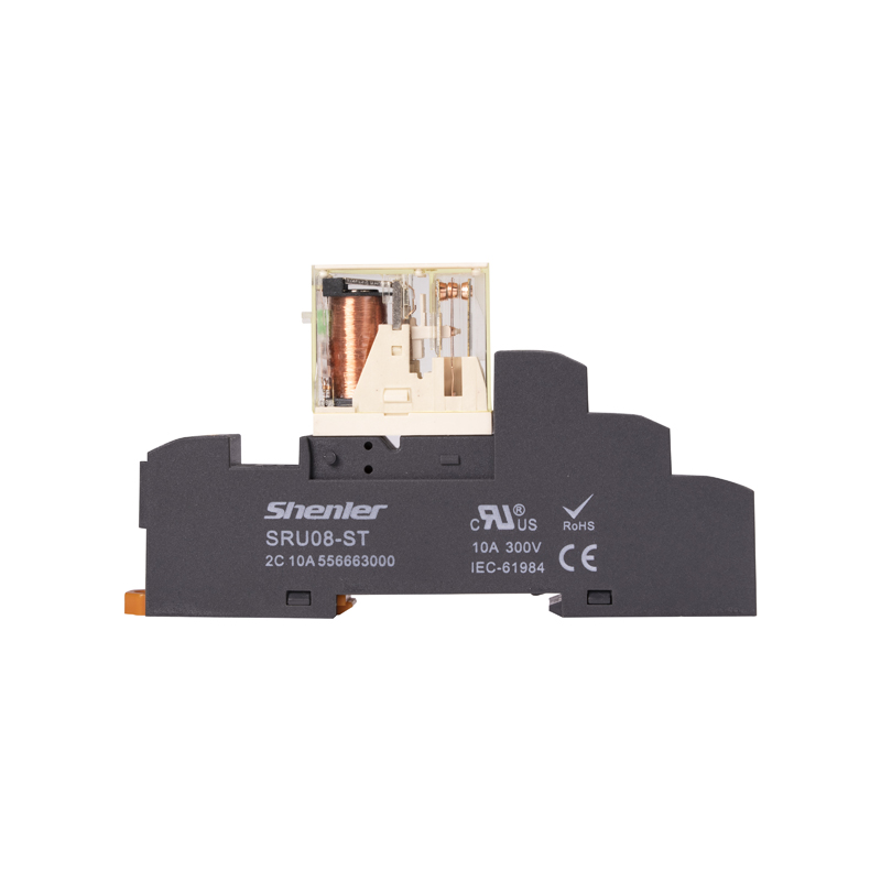 Shenler RFT2CO012L + SRU08-ST High-end напряжение тонкий управление реле защиты 1 фаза 220 вольт реле интерфейса