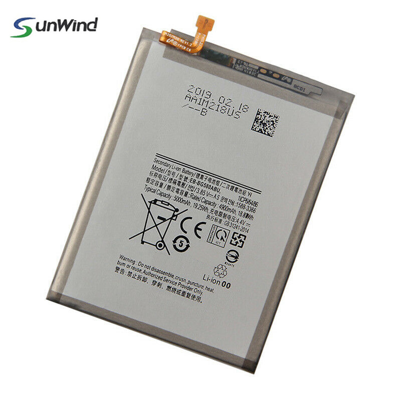 Горячая Распродажа Аккумуляторная батарея телефона EB-BG580ABU для Samsung Galaxy m20 sm-m205f 5000 мА-ч