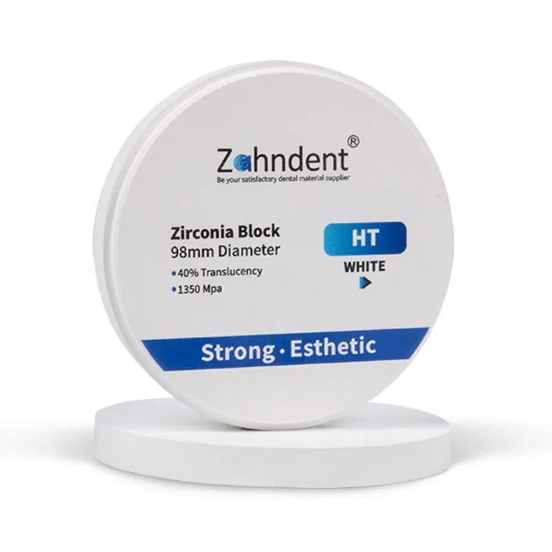 Zahndent Dental Zirconia Block For cadcam System dental Lab Zirconia disc price