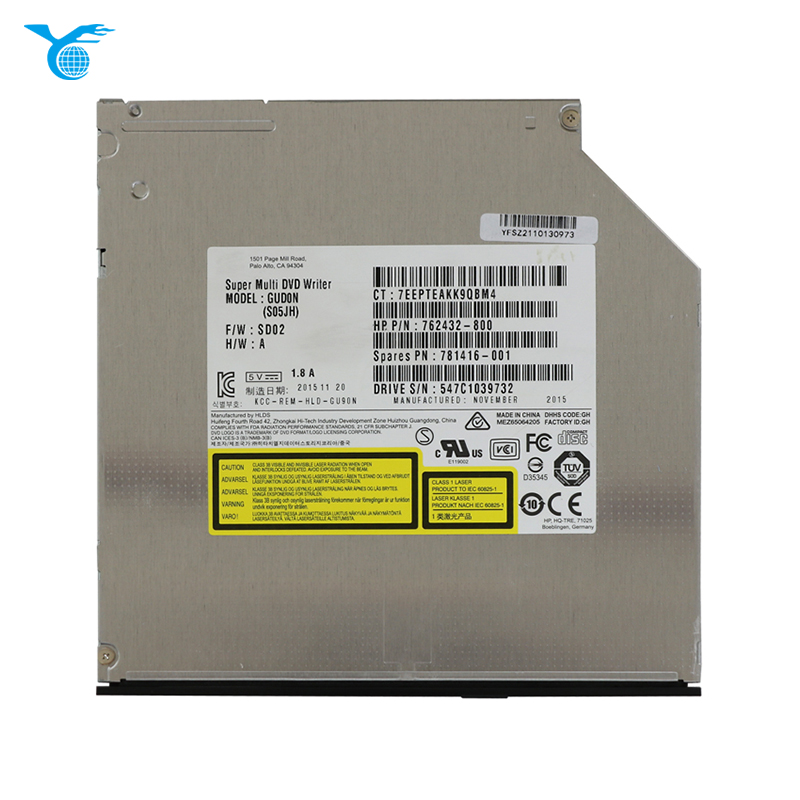 Оригинальный новый оптический привод DVD +/-RW для ноутбука PN 781416-001