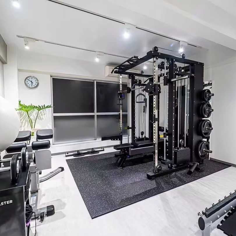Wholesale Factory Sports Fitness Technology Maquinas De Gym Squat Machine For Glutes All In One Multi Functional Smith Machine