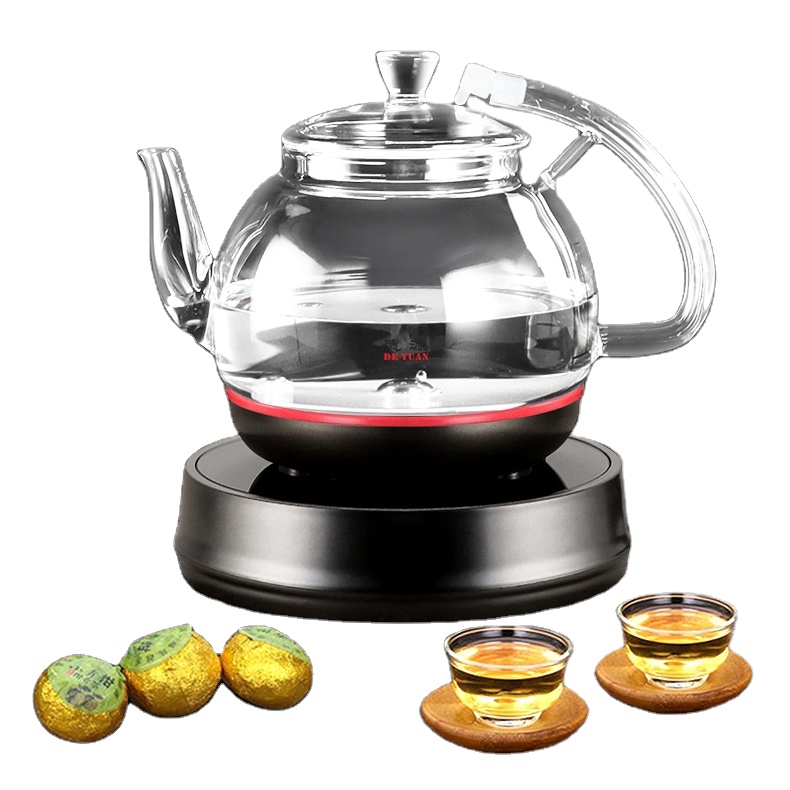 2021 new Double-enameled water-adding from bottom thickenked borosilicate glass health pot