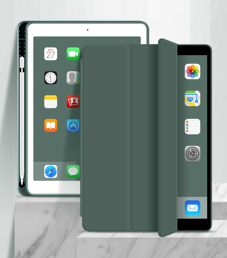 Чехол подходит для нового ipad 7-го поколения 10,2 2019 /ipad 10,2 тонкий и легкий тройной складной чехол из искусственной кожи хорошая защита для ipad 10,2 2019