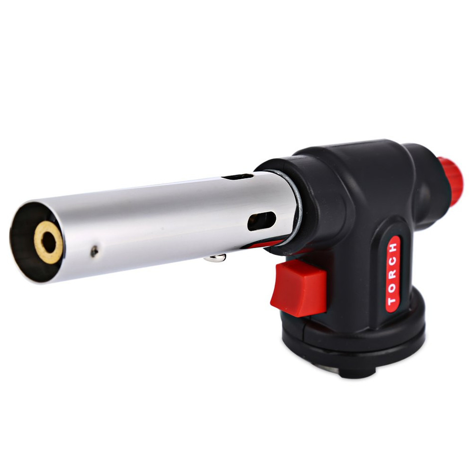 Free Rtation Barbecue Flame Torch Ignition Lighter Butane Gas Torch Welding Spray Gun
