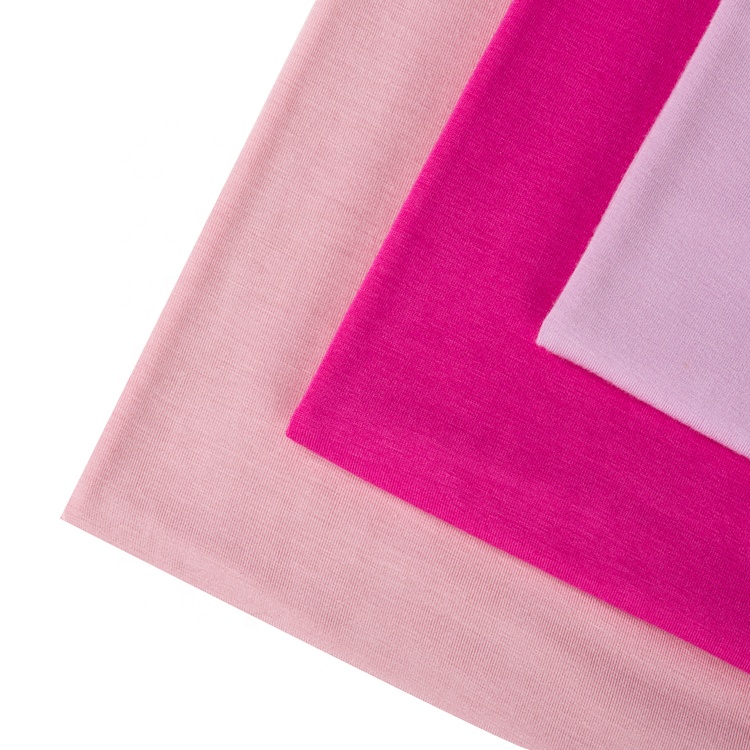 China Supplier High Elastic Single Jersey 100% Viscose Spandex Fabric For Shirt