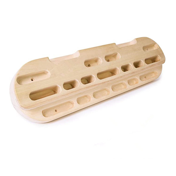 Rock Climbing Hangboard Wood Climbing Fingerboard Pull Up Bar Finger Strengthener for Training Finger Grip and Pu
