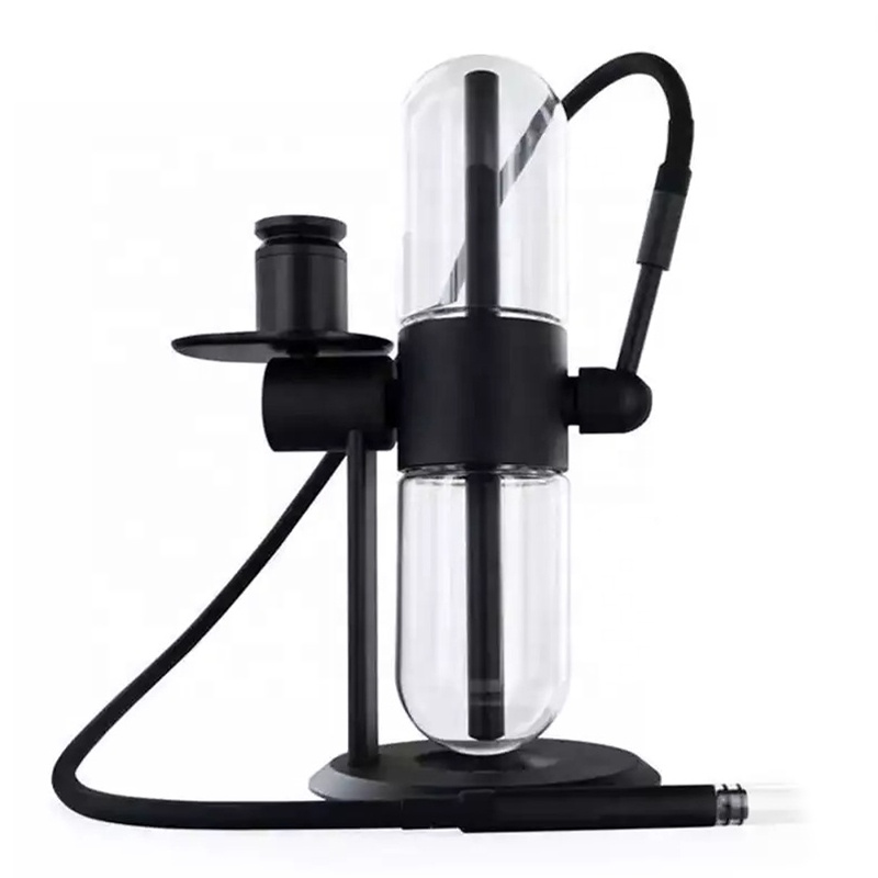 Hot Sales 360 Degree Rotation Capsule Glass Adalya Smoking Gravity Hookah E Shisha Big Hookah Gift Set
