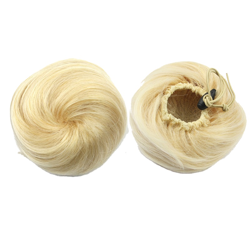 European and American style bun ball head Hepburn head hair bag wig ladies hair bun traditional oriental hair accessories