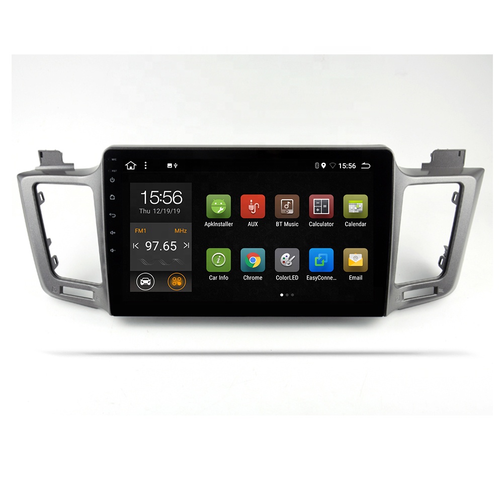 Автомобильный мультимедийный DVD-плеер MCX 10,1 дюймов Android 10,0 для Toyota RAV4 2013-2016 PX6 с Wi-Fi GPS радио четырехъядерным сенсорным экраном