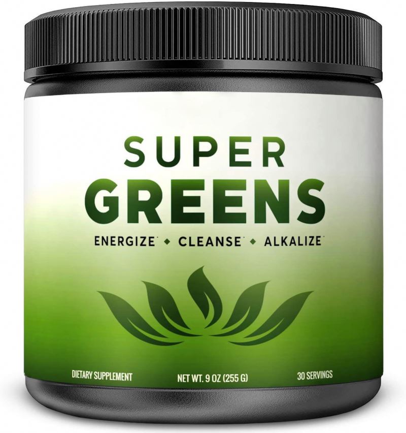 Amazon Hot Selling Super Greens Premium Vegan Juice Supplement Superfood Greens Powder for Immune Support