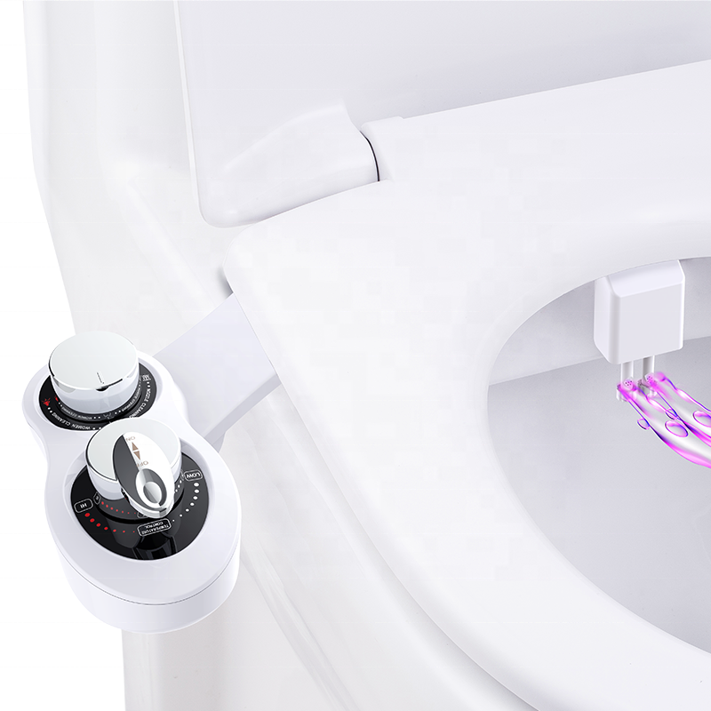 Non Electric Bidet Hot Water Dual Nozzle Wash Mechanical Bidet