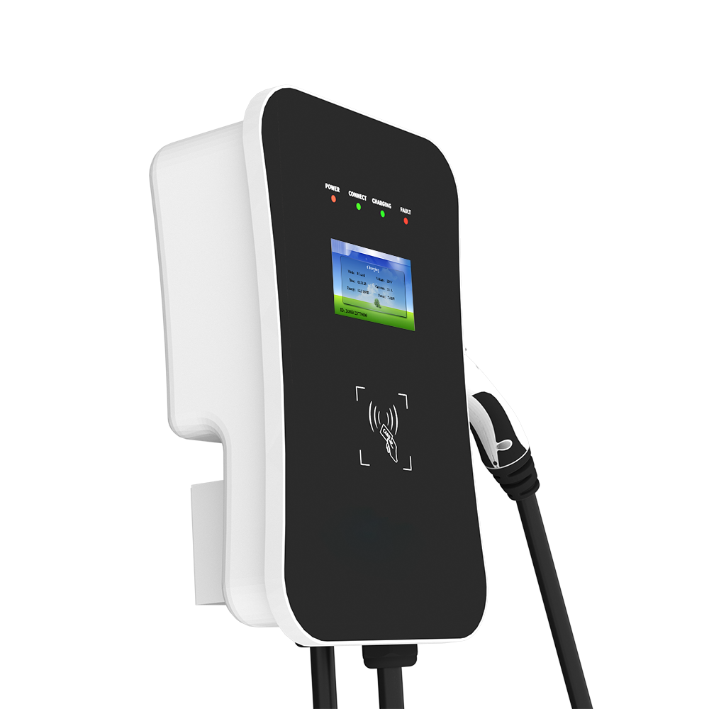 22kw по европейскому стандарту 32A 3 фазы ЖК дисплей EV зарядное устройство с ocpp