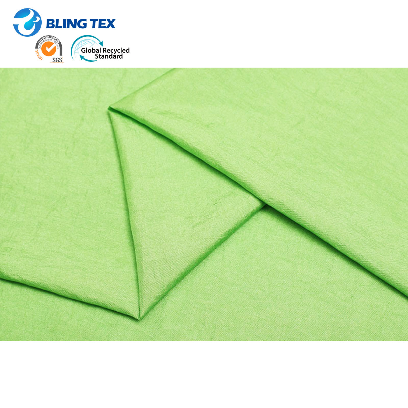 70D High grade 100% RPET Hammock/Bag Fabric 100%nylon recycle crepe nylon material parachute bag fabric