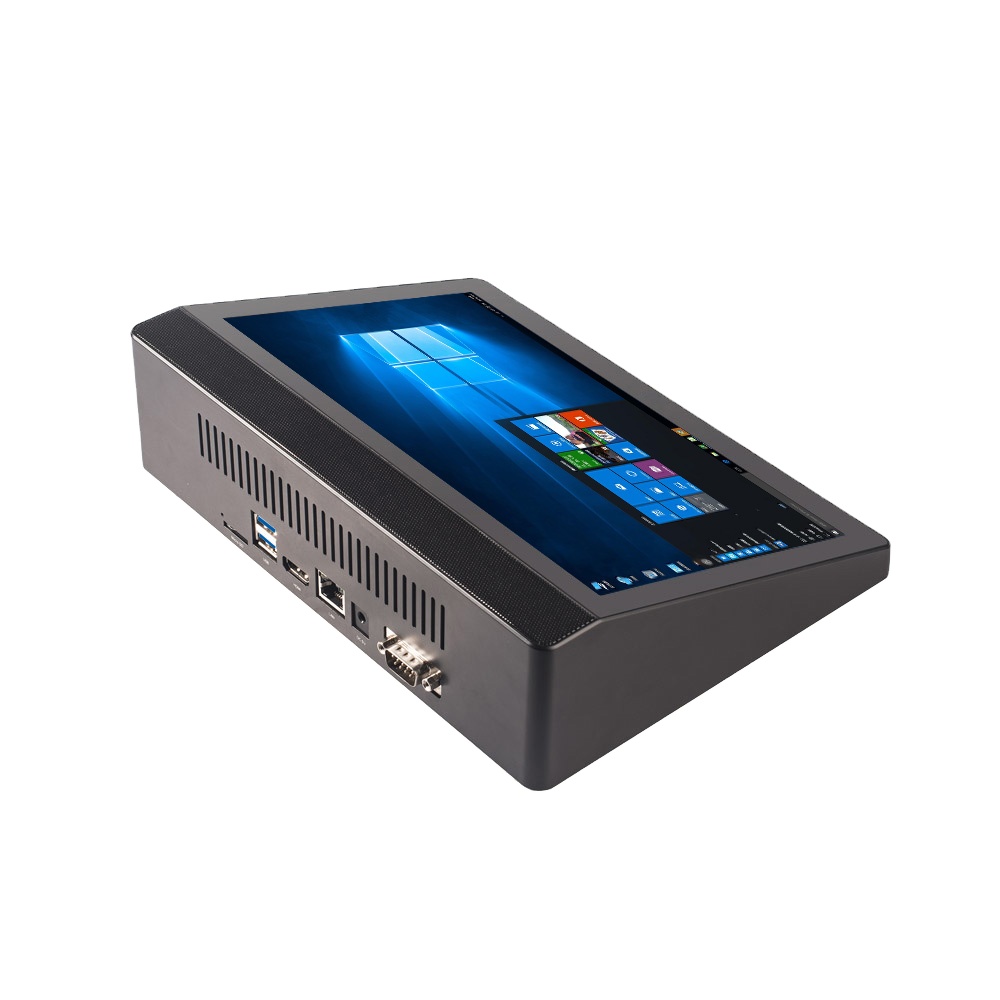 OEM Intel quad core Windows10 все в одном Настольный 10,1 дюймов RS232 промышленный сенсорный экран планшета Мини ПК