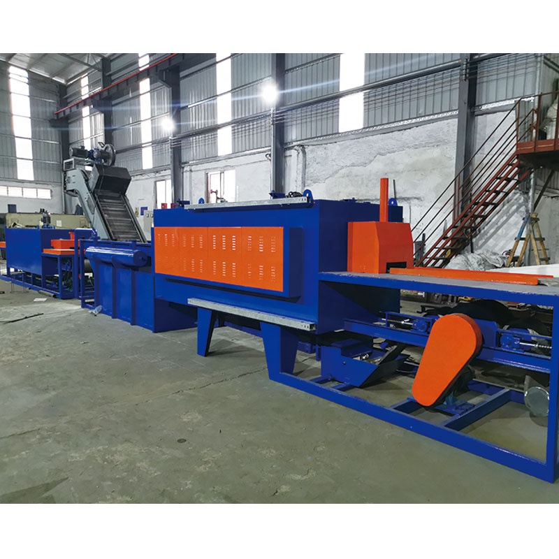 100kg/hour Electric Continuous Mesh Belt Quenching Tempering Furnace For steel screw nuts and bolts