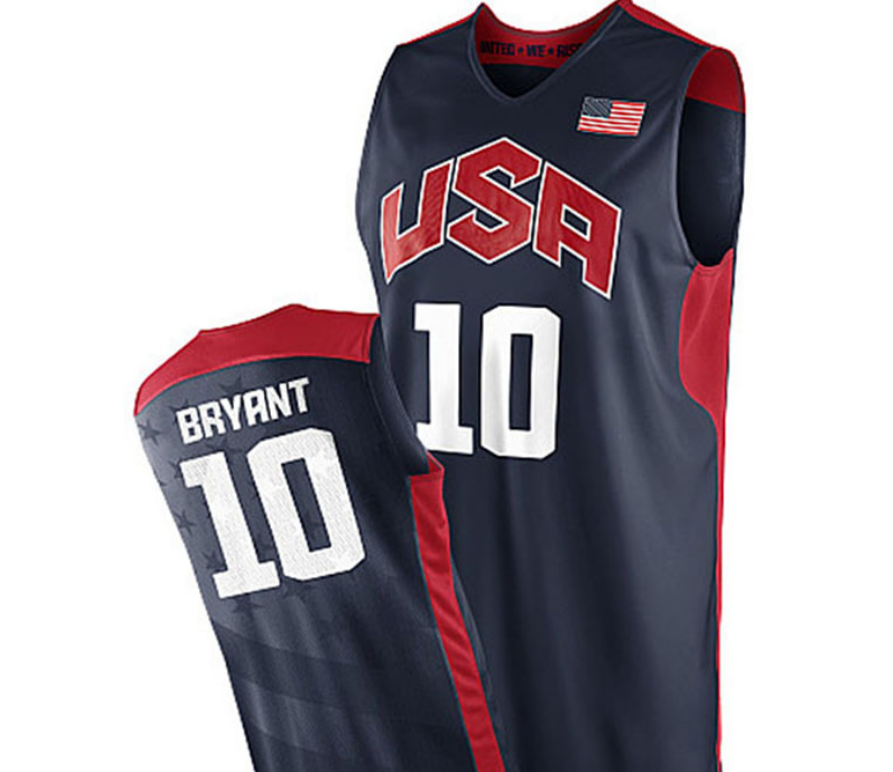 Оптовая продажа на заказ новейшее Лучшее качество вышивка US Dream team 10 Kobe Bryant Трикотажные изделия горячая Распродажа продуктов