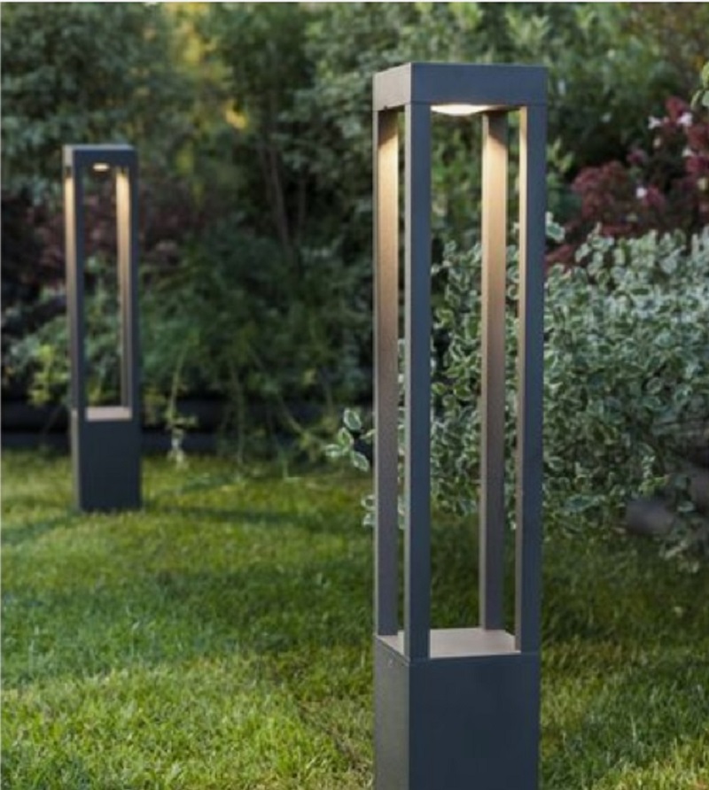 die casting profile light aluminum bollard lighting modern outdoor led light