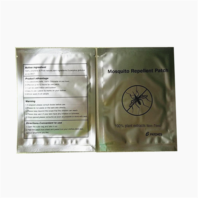 100% natural citronella oil mosquito repellent patch