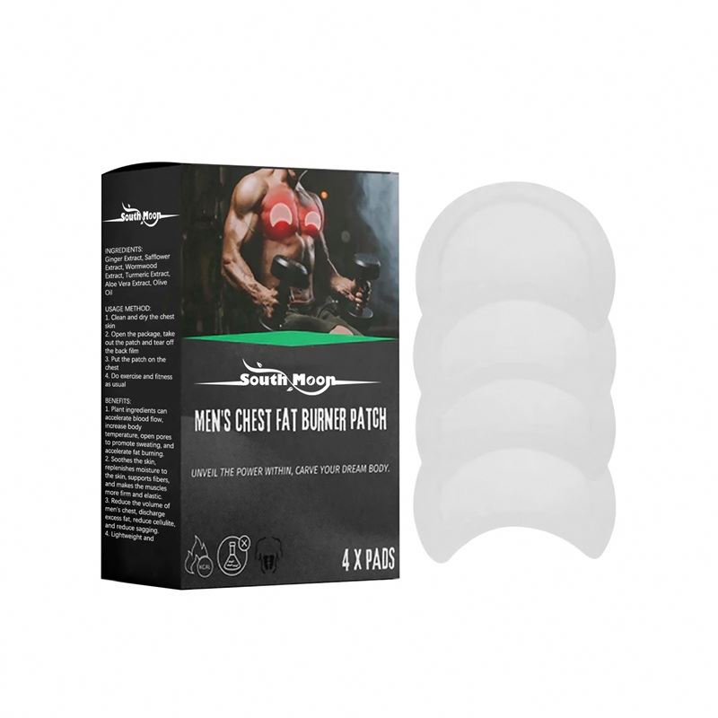 oem South Moon New 4 Pcs Pack Body Shaping Wormwood Patch Weight Loss Fast Burn Sticker Chest Care Chest Fat Burning Patch