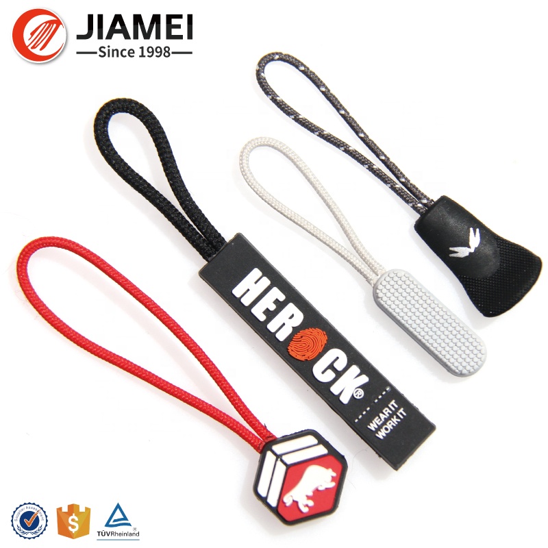 China factory reflective zipper puller